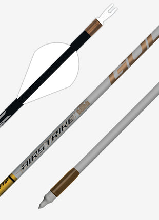 GOLD TIP ARROW AIRSTRIKE (.204) 400 2.75" 4 Fletch Vanes (6)