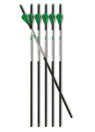 CENTERPOINT 20-Inch Crossbow Arrows Six Pack, 400-Grain