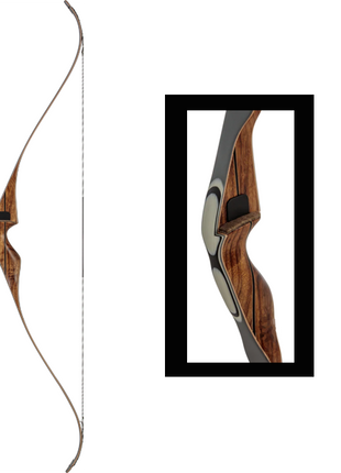 Bear Kodiak Magnum Recurve Bow - Shedua/Gray (52")