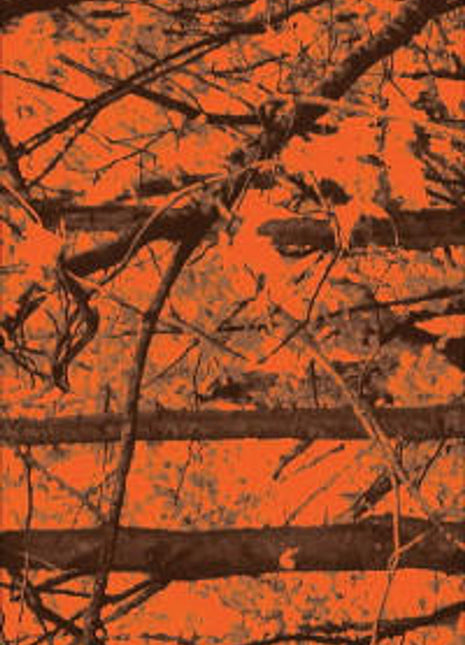 BOHNING Wrap, 4" Small, Neon Orange/Camo, 13pk
