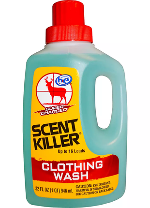 Wildlife Research Scent Killer SUPER CHARGED Laundry Detergent 32 FL OZ