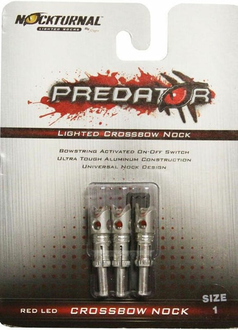 NOCKTURNAL PREDATOR XBOW SIZE 1 RED