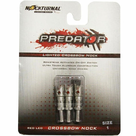 NOCKTURNAL PREDATOR XBOW SIZE 1 RED