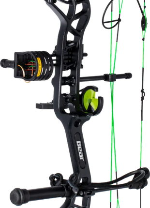 BEAR BOW PKG, CRUZER G4 (29") RTH 70# Black/Fred Bear Electric RH