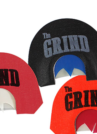 The Grind 3 Turkey Mouth Call Diaphram Combo Pack Includes Batwing, Fancy and Red Poison (3pk)