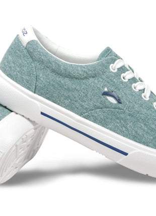 FISHOOZ WOMENS SUNBRELLA LACE SHOE TEAL/WHITE 9