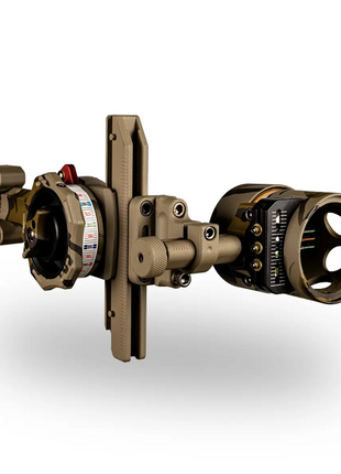 HHA LIMITED EDITION MOSSY OAK BOTTOMLAND NYTRX PRO X3 THREE PIN DOVETAIL, .019 GREEN AND RED PINS