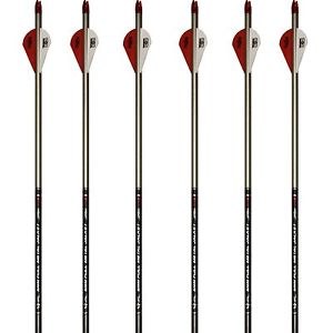 EASTON Arrow, FMJ 6MM GRAY W/2" BLAZER VANES 390 (EA)