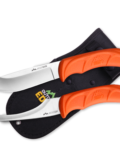 OUTDOOR EDGE JAEGER-PAIR (Skinner/Gutting knife combo) (EA)