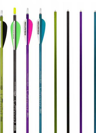 EASTON ARROW GENESIS 3'' DIAMOND VANES HD (1/4 TEAL, GREEN, PURPLE, BLACK) 1820 MIXED (72)