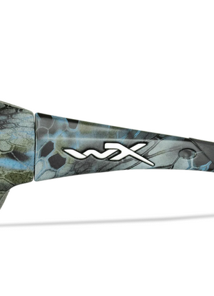 WX GRAVITY GLASSES Kryptek® Neptune™ Frame with CAPTIVATE™ Polarized Green Mirror lens