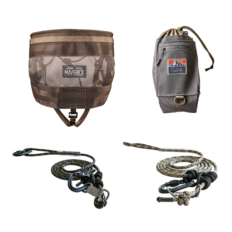 Latitude Maverick Saddle Starter Kit w/8mm rope