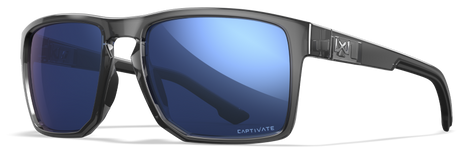 WX FOUNDER -Gloss Crystal Grey/CAPTIVATE™ Polarized Blue Mirror