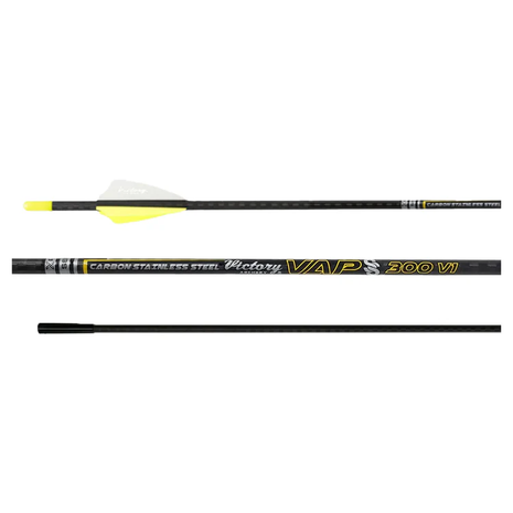 VICTORY ARROW VAP SS (.166) 2" X VANES Elite (.001") 350 Spine (8.8 gpi) 6 Pack