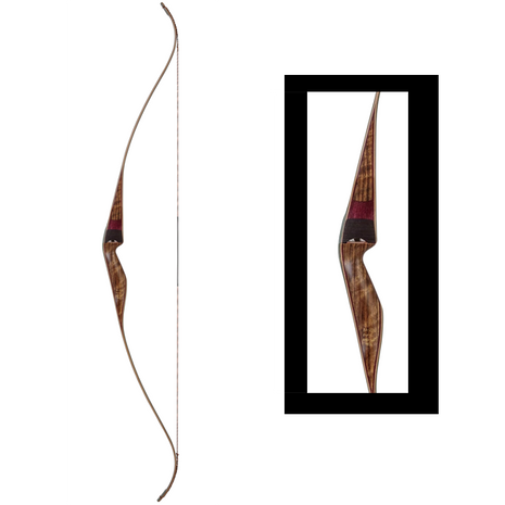 Bear '59 Kodiak Recurve Bow (60") -
Shedua / Green Glass