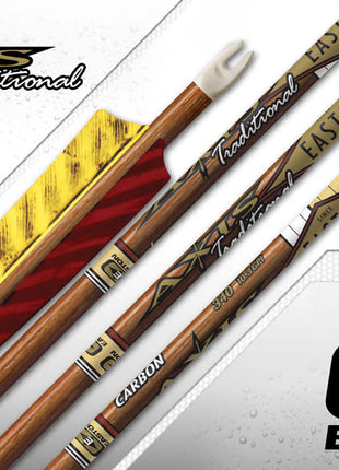 EASTON Arrow, 5MM AXIS TRADITIONAL 5" Feathers 500 (EA)