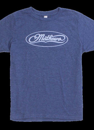 MATHEWS Tee - Youth Blue Logo