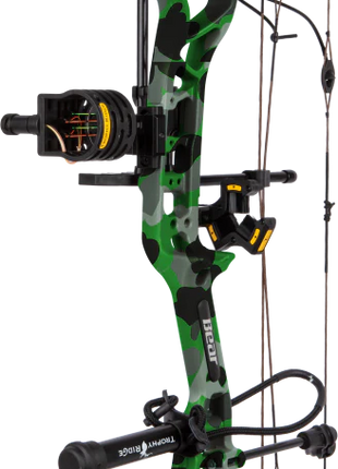 BEAR BOW PKG, LEGIT MAXX (30") RTH 70 Fred Bear Electric/Black LH