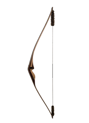 Bear Longbow 1-Pc, 60" Main Stream Longbow 1-Pc 45 RH Satin Bolivian Rosewood/Hr Maple