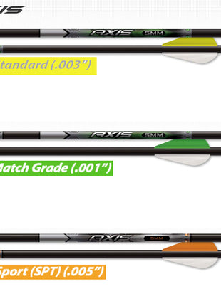 EASTON ARROW AXIS 5MM 2" BLZR VNS