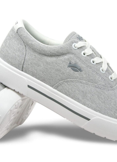 FISHOOZ WOMENS SUNWASHED LACE SHOE GREY/WHITE 6