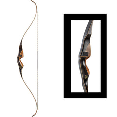 Bear Cheyenne Recurve Bow - Black Maple / Shedua (55")