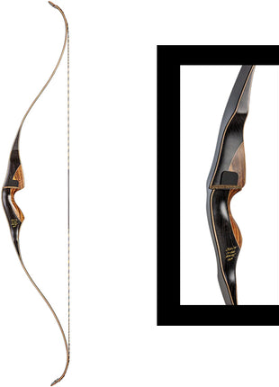 Bear Cheyenne Recurve Bow - Black Maple / Shedua (55")