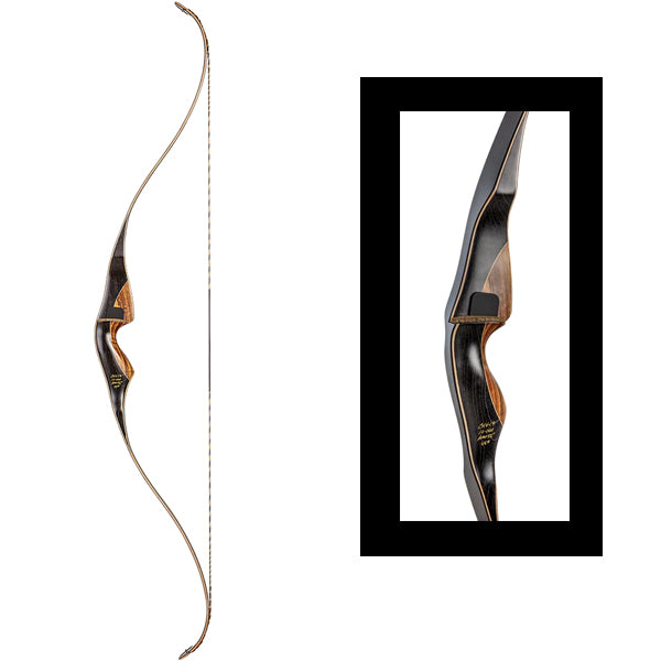 Bear Cheyenne Recurve Bow - Black Maple / Shedua (55")