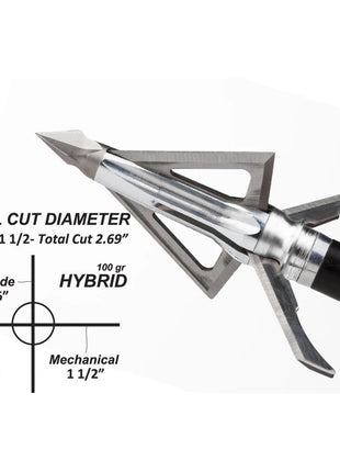Grim Reaper HYBRID 4PK 1 1/2''x 1 3/16'' 100gr