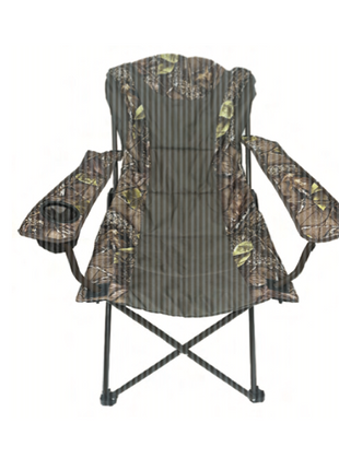 WFS Bigboy Deluxe Reclining Folding Chair-Burly Tan