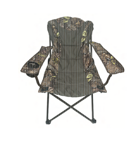 WFS Bigboy Deluxe Reclining Folding Chair-Burly Tan