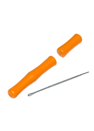 Bowfishing can require taking a lot of shots. These little guys help you avoid finger pinch.

Provides superior comfort at full-draw
Two-piece set