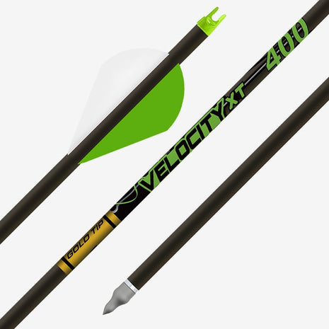 GOLD TIP ARROW VELOCITY XT (.246) 340 2" Raptor Vanes (EA)