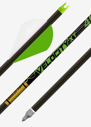 GOLD TIP ARROW VELOCITY XT (.246) 340 2" Raptor Vanes (6pk)