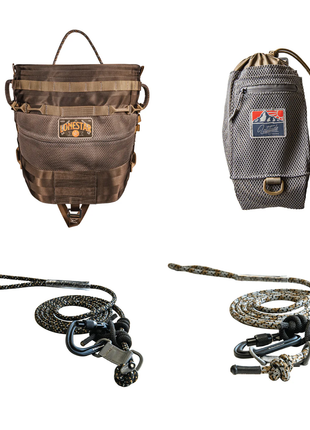 Latitude Lonestar Saddle Starter Kit w/8mm rope Tan REG