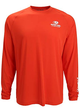 PARAMOUNT EAG Elite Mossy Oak Long Sleeve Solid Performance Fishing Shirt