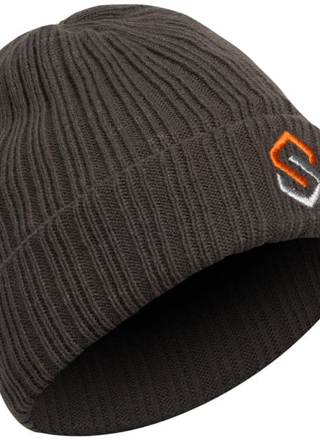 Knit Cuff Beanie Carbon Alloy