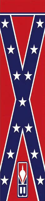 BOHNING Wrap, 4" Small, Confederate Flag, 13pk