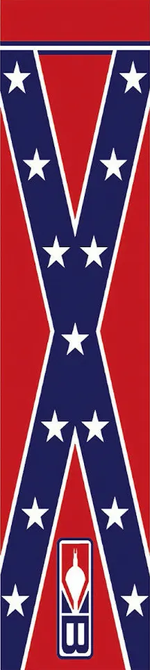 BOHNING Wrap, 4" Small, Confederate Flag, 13pk