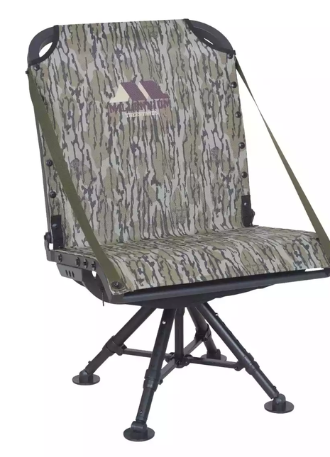 Millennium Ground Blind Chair - 4 Leg - Bottomland Camo (G-450-00)