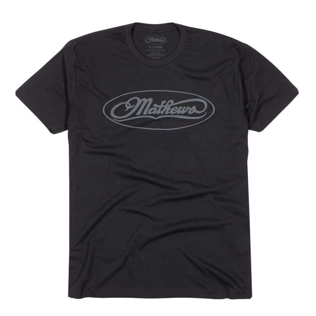 MATHEWS Men's Classic Logo Tee | Black | Large
