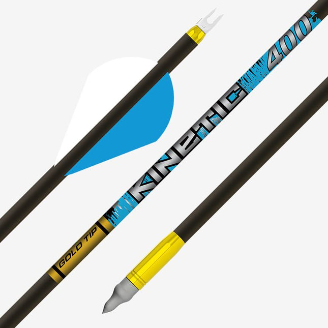 GOLD TIP ARROW KINETIC KAOS (.204) 400 2" Raptor Vanes (dz)