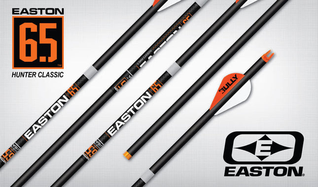 EASTON 6.5 CARBON MATCH GRADE (.001) 2" VANES 250 (6)