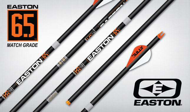 EASTON 6.5 CARBON MATCH GRADE (.001) 2" VANES 340 (6)