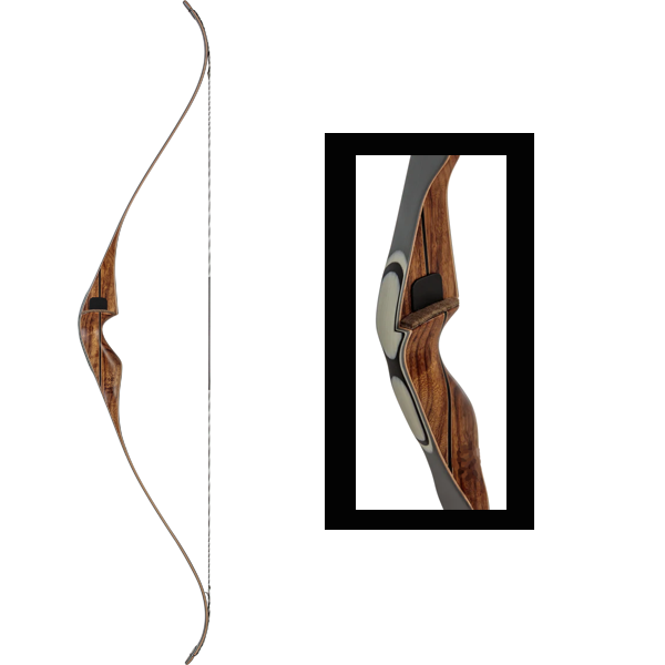 Bear Kodiak Magnum Recurve Bow - Shedua/Gray (52")