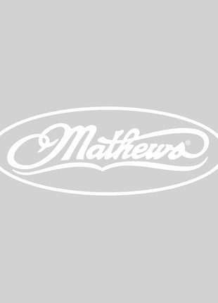 MATHEWS Mathews 7" Logo Decal | White