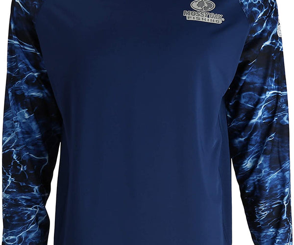 EAG Elite Men's Short Sleeve MO Elements Performance Fishing Shirt (Medium,  Marlin) at  Men's Clothing store