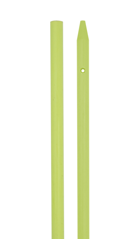 MUZZY Chartreuse Fiberglass Shaft 32&rdquo;(bare w/cross hole drilled &amp; nock end tapered)