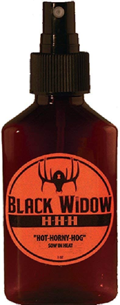 BLACK WIDOW DEER LURES H-H-H (Hot-Horny-Hog) 3oz.