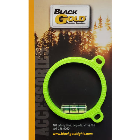 Black Gold Guard Ring 2016 Flo Green with Level